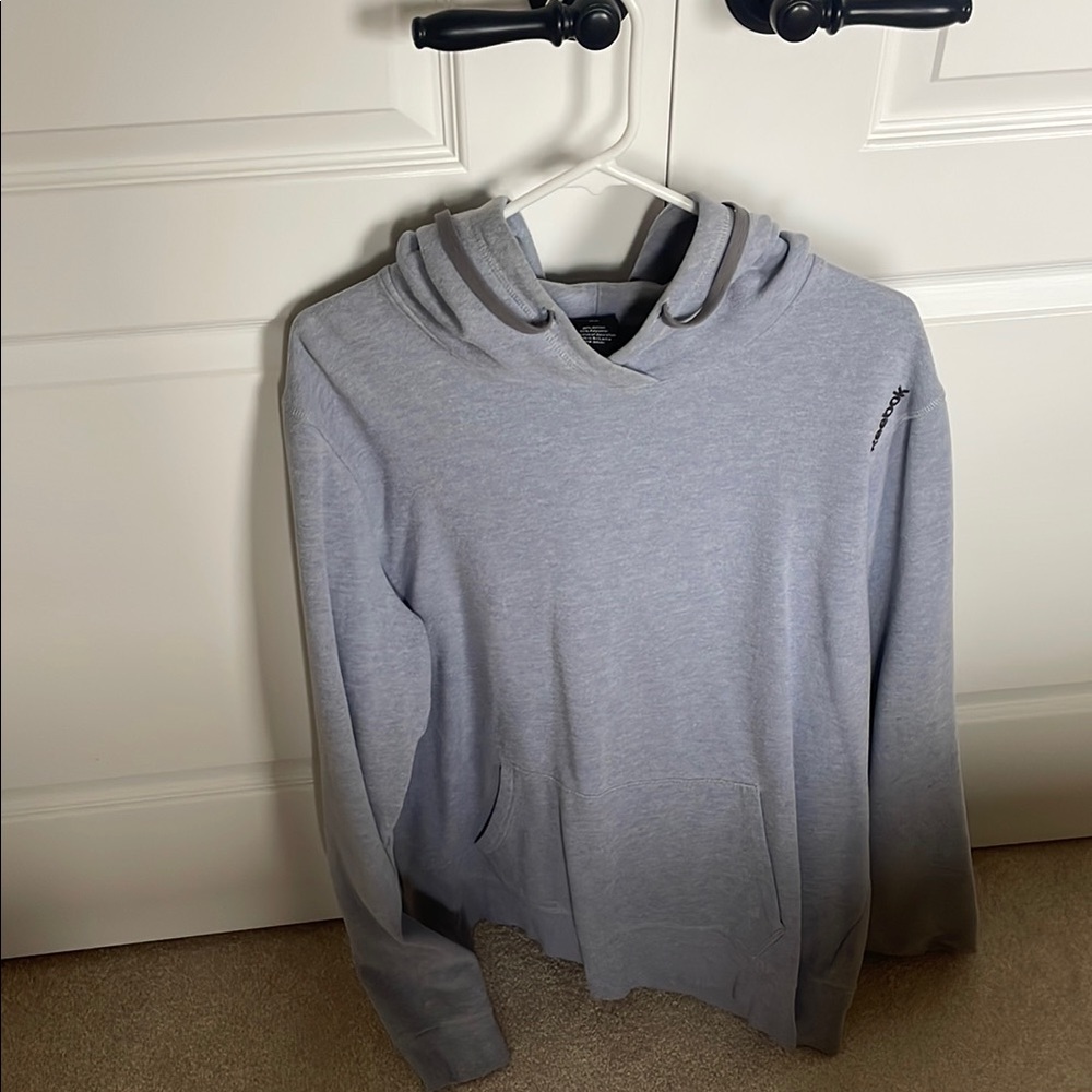 Gray Hoodie with Logo Detail